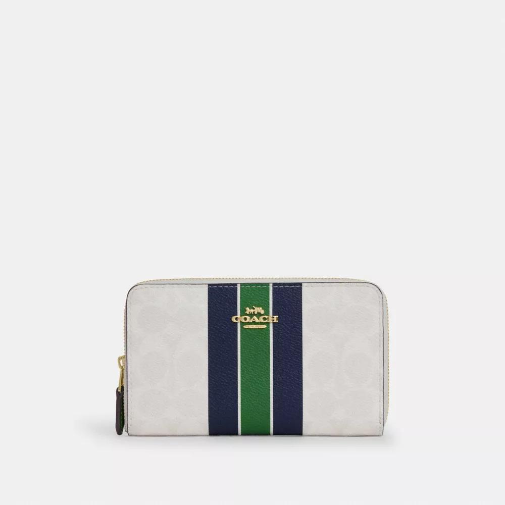 Coach Long Zip Around Wallet With Lemon Print - Wallets