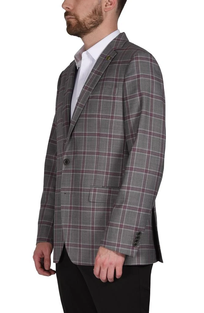 CRICKETEER Plaid Wool Blend Blazer 6