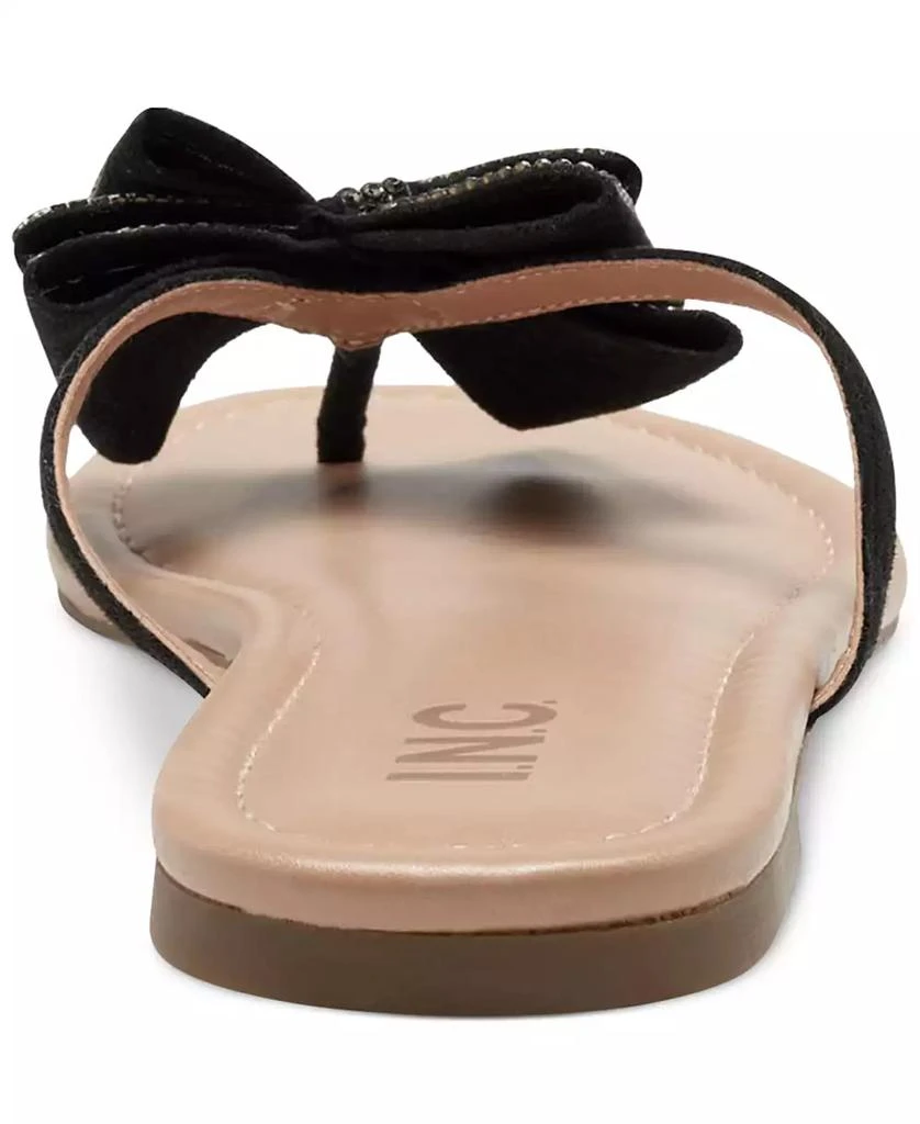 INC International Women's Mabae Bow Flat Sandals, Created for Macy's 3