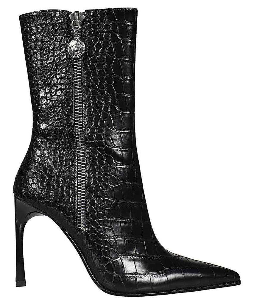 Versace Versace jeans couture croc-effect sadie boots