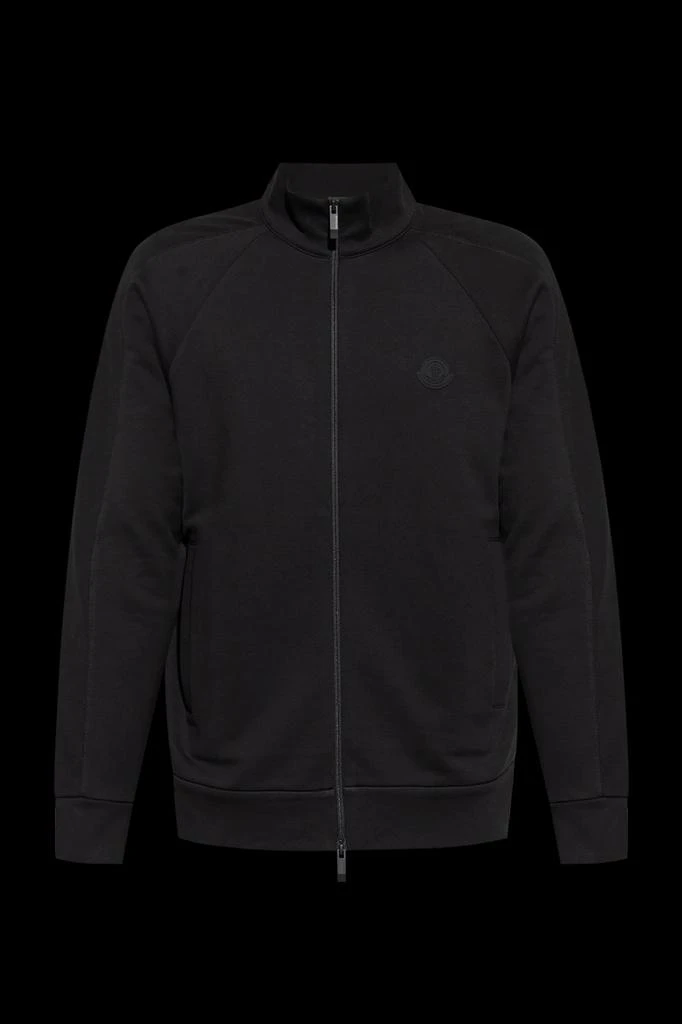Moncler Moncler Logo Patch Zip-Up Sweatshirt 1