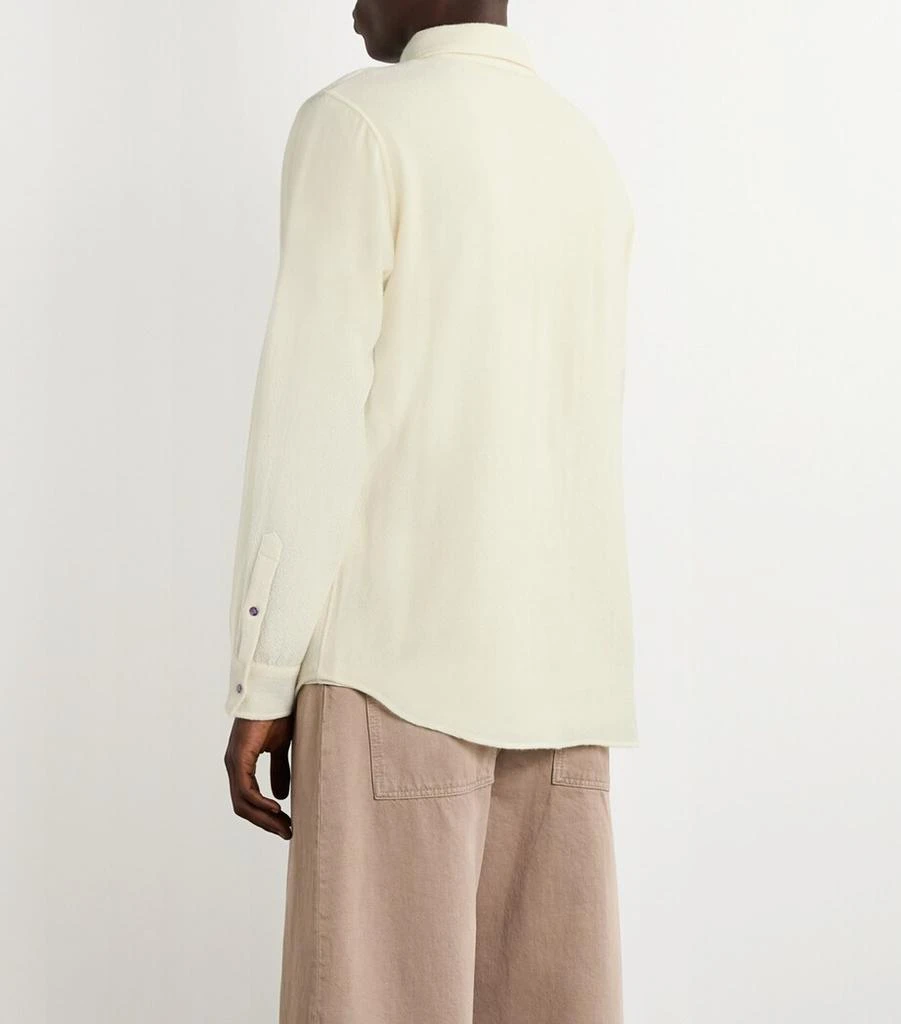 GOD'S TRUE CASHMERE Unisex Cashmere and Amethyst Gauze Shirt 4