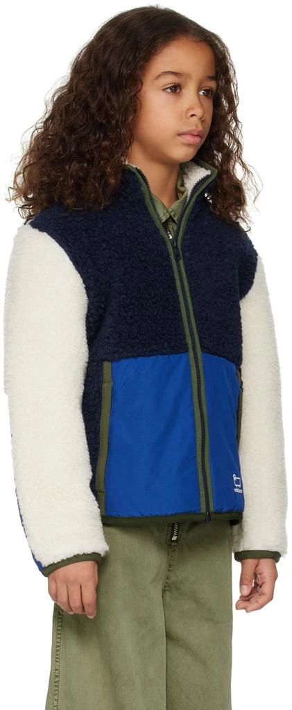 Woolrich Kids Navy Track Sweater 2