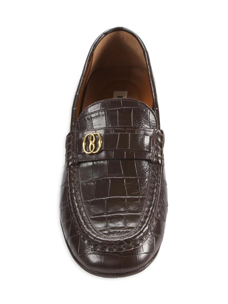 Bally Keeper Croc-Embossed Leather Driving Loafers size 7.5 http:// main image 4