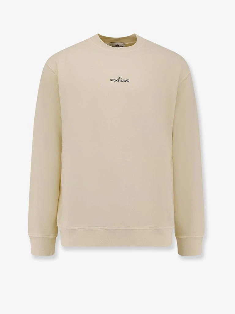 Stone Island Cotton sweatshirt with logo 1