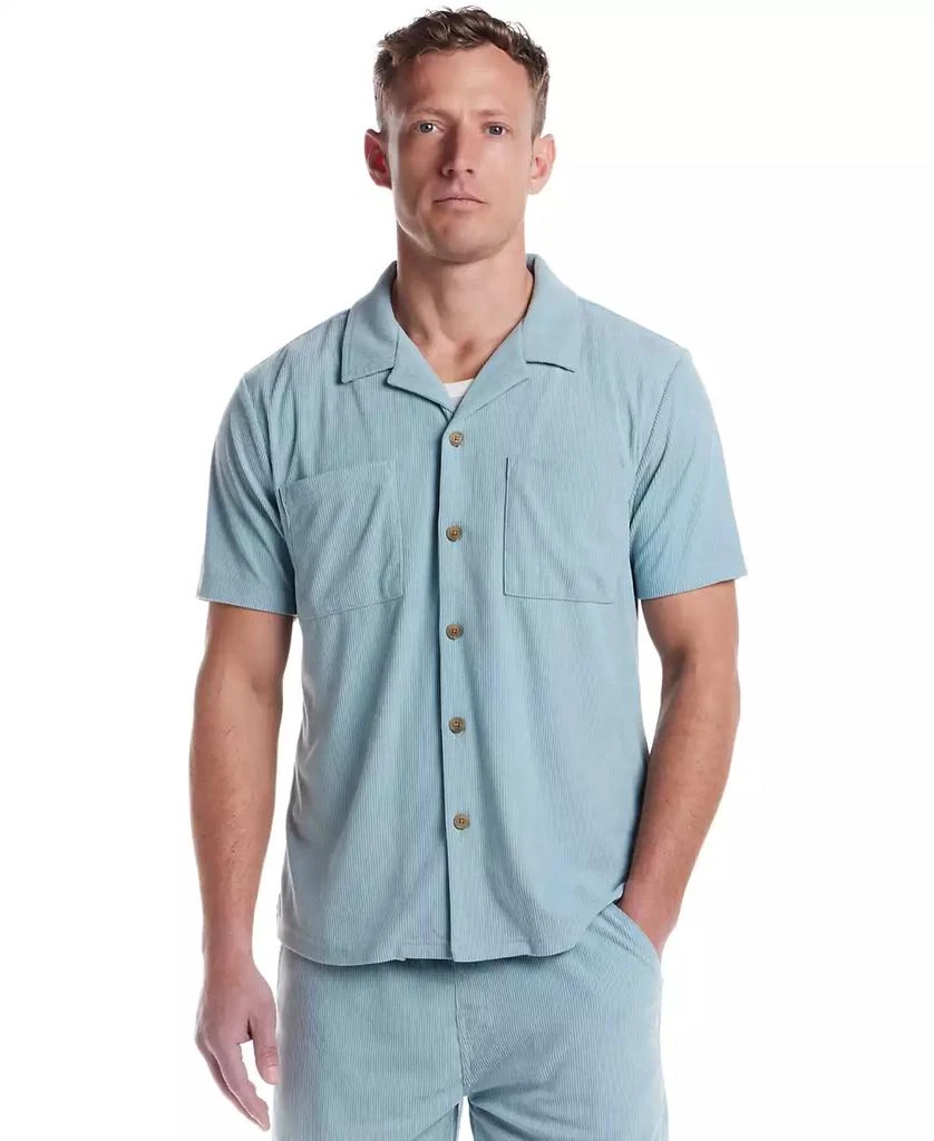 Weatherproof Vintage Men's Regular-Fit Button-Down Corduroy Camp Shirt 1