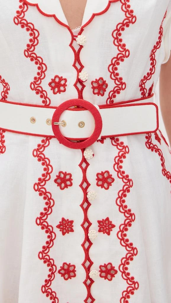 Zimmermann Lucky Embroidered Mini Dress 5