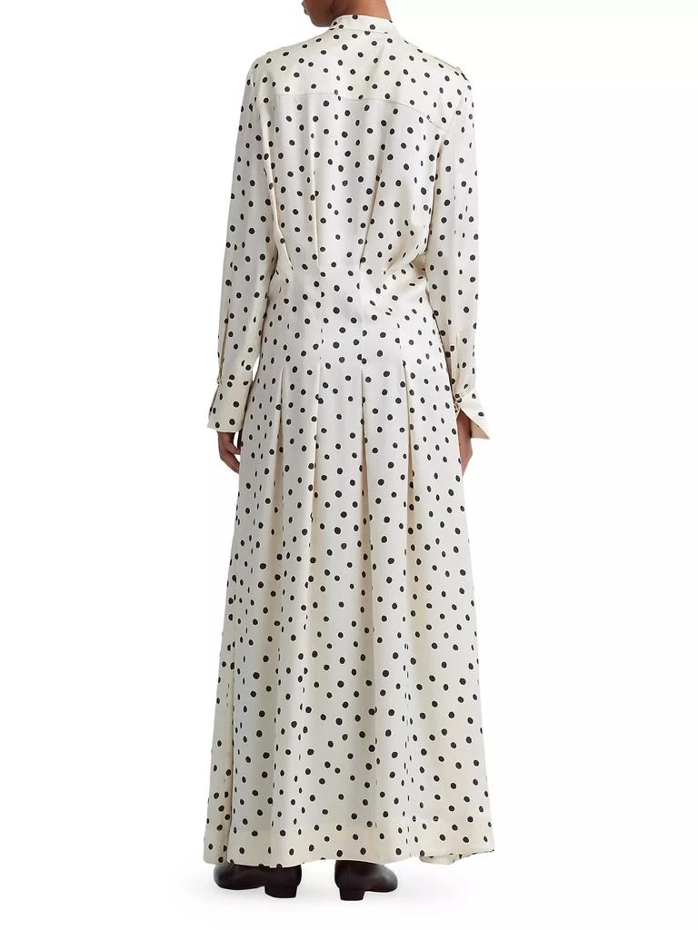 Altuzarra Felicia Polka-Dot Silk Maxi Dress 5