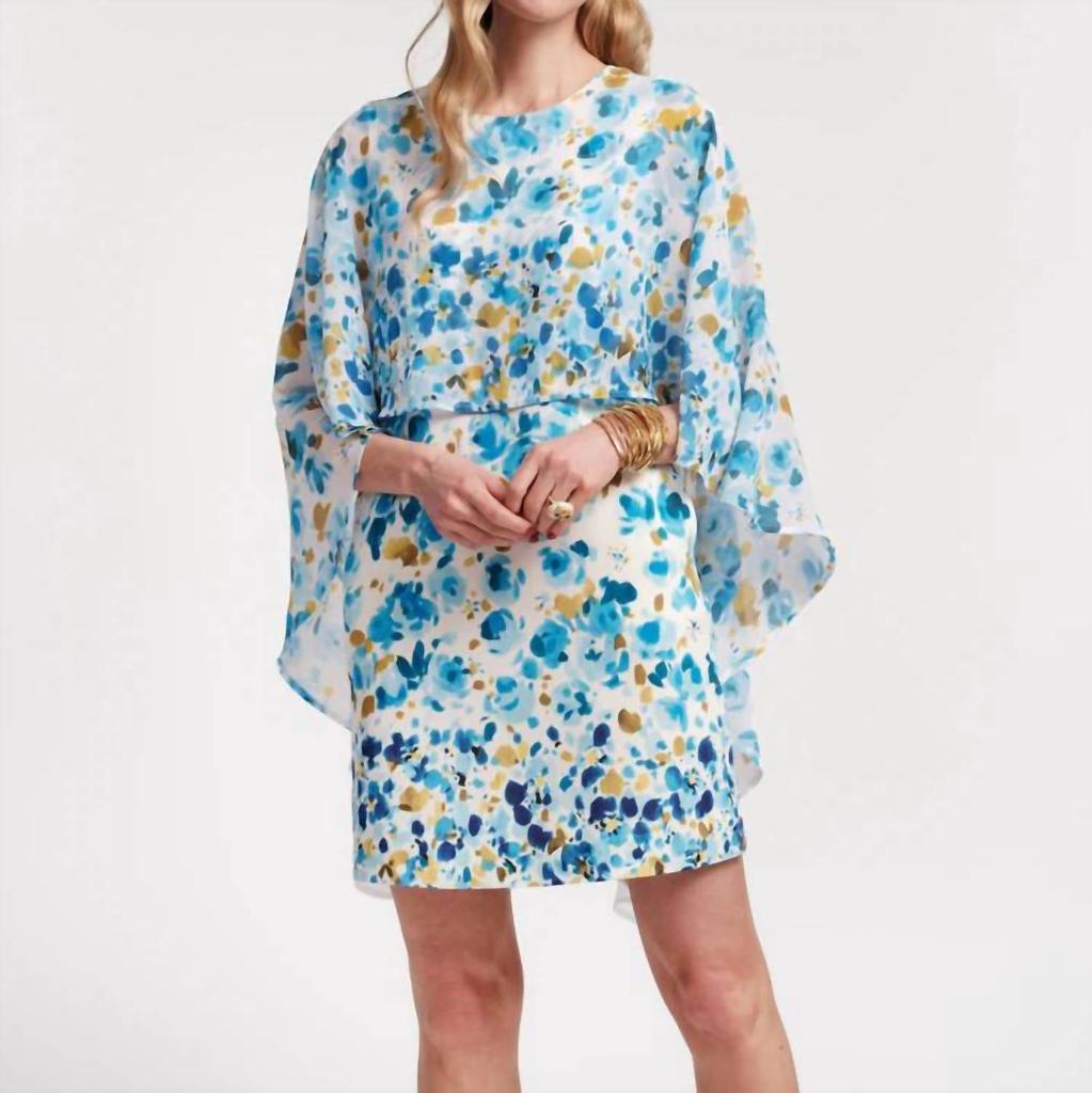 Frances Valentine Frances Valentine - Pocket full of posies Mini Cape Dress