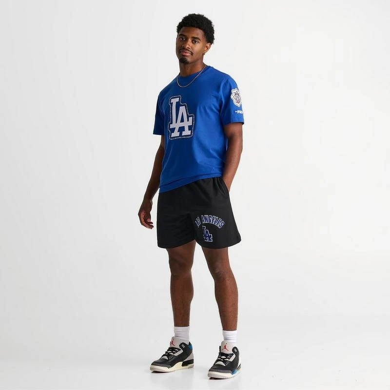 Pro Standard Men's Pro Standard Los Angeles Dodgers MLB Classic Fleece Shorts 2