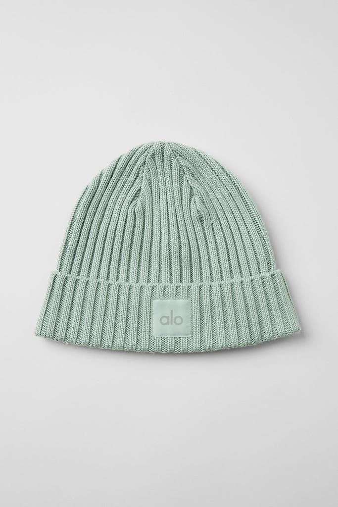 ALO Yoga Cashmere Beanie — Sage ALO Yoga | Accessories | Alo Yoga Cashmere Blend Rib Beanie  main image 2