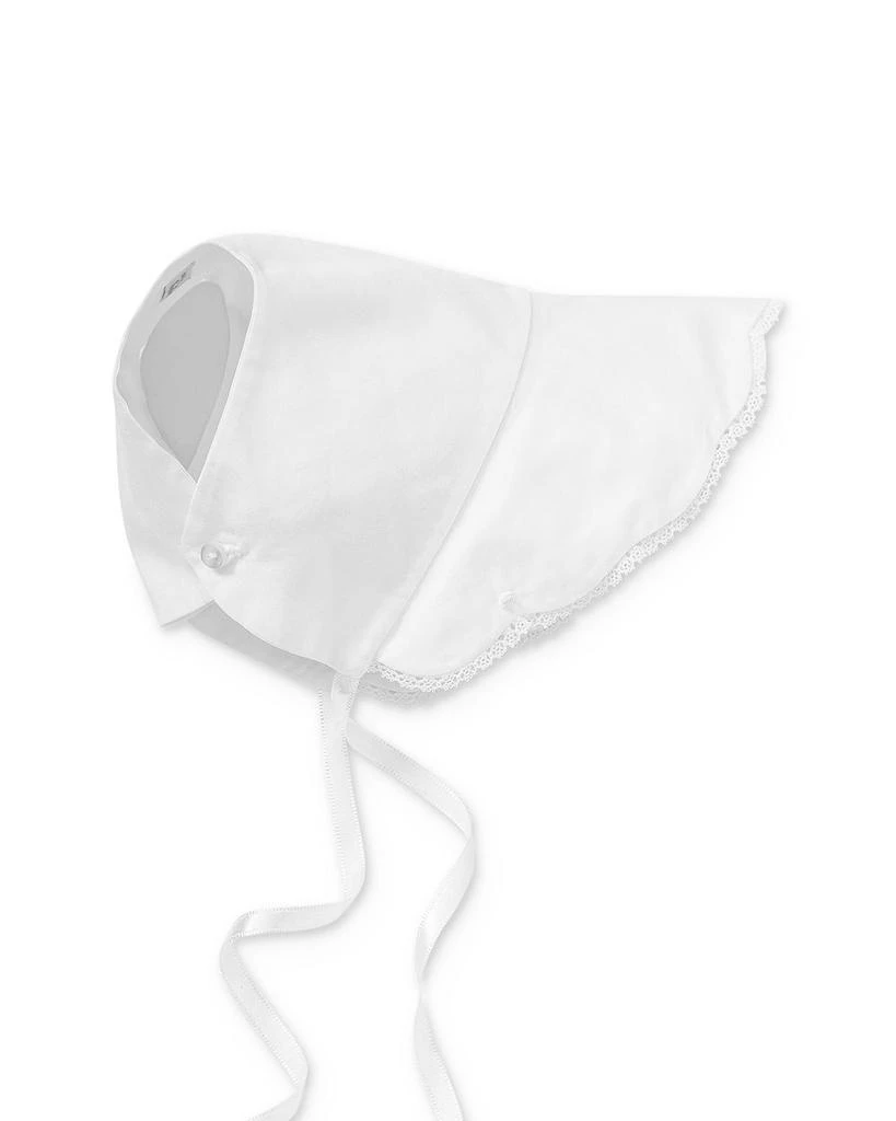 Kissy Kissy Girls' Scalloped Christening Gown & Bonnet Set - Baby 3