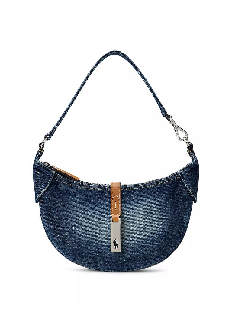 Ralph Lauren Mini Polo ID Denim Shoulder Bag