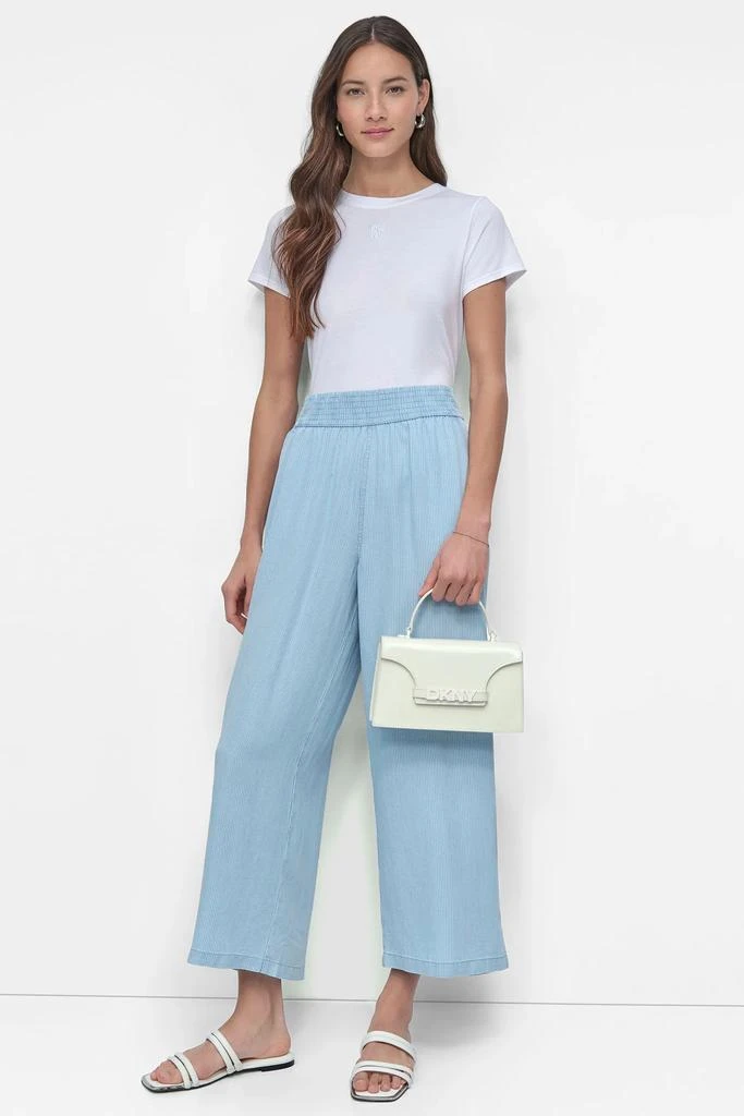 DKNY WIDE LEG ANKLE PANT 6