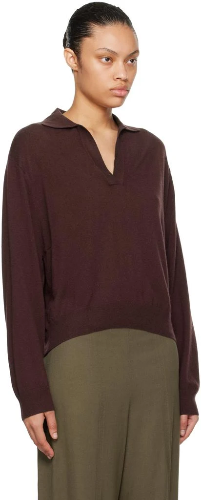 Arch4 Burgundy Oxford Cashmere Sweater 2