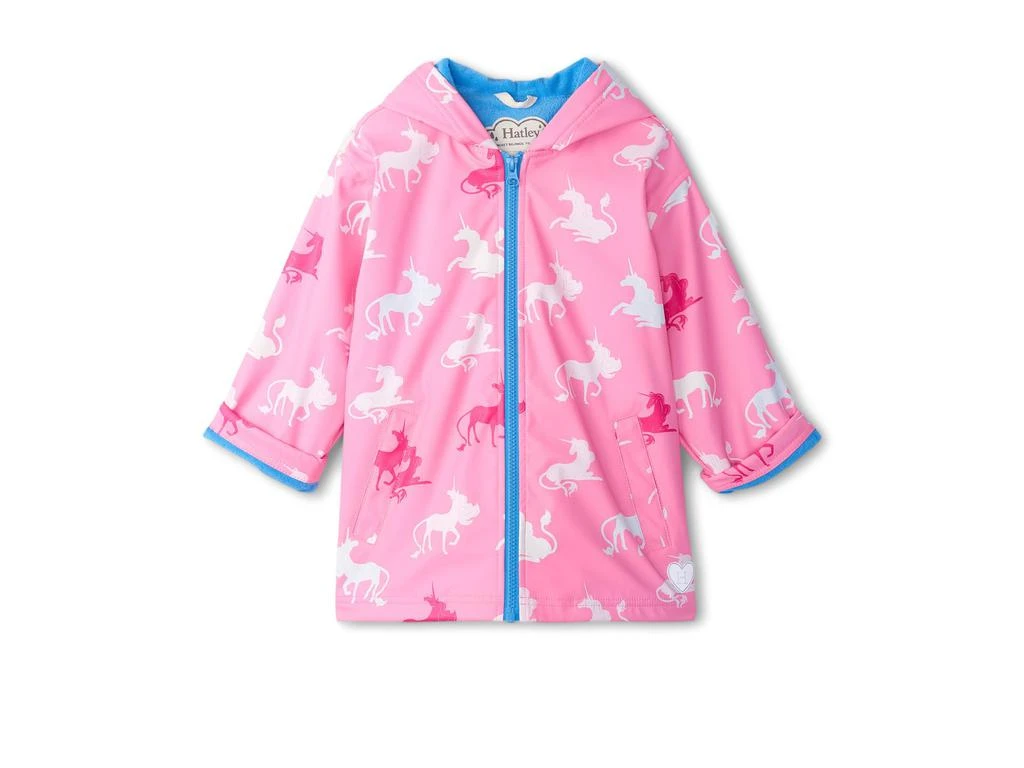 Hatley Kids Mystical Unicorn Zip Up Rain Jacket (Toddler/Little Kid/Big Kid) 1