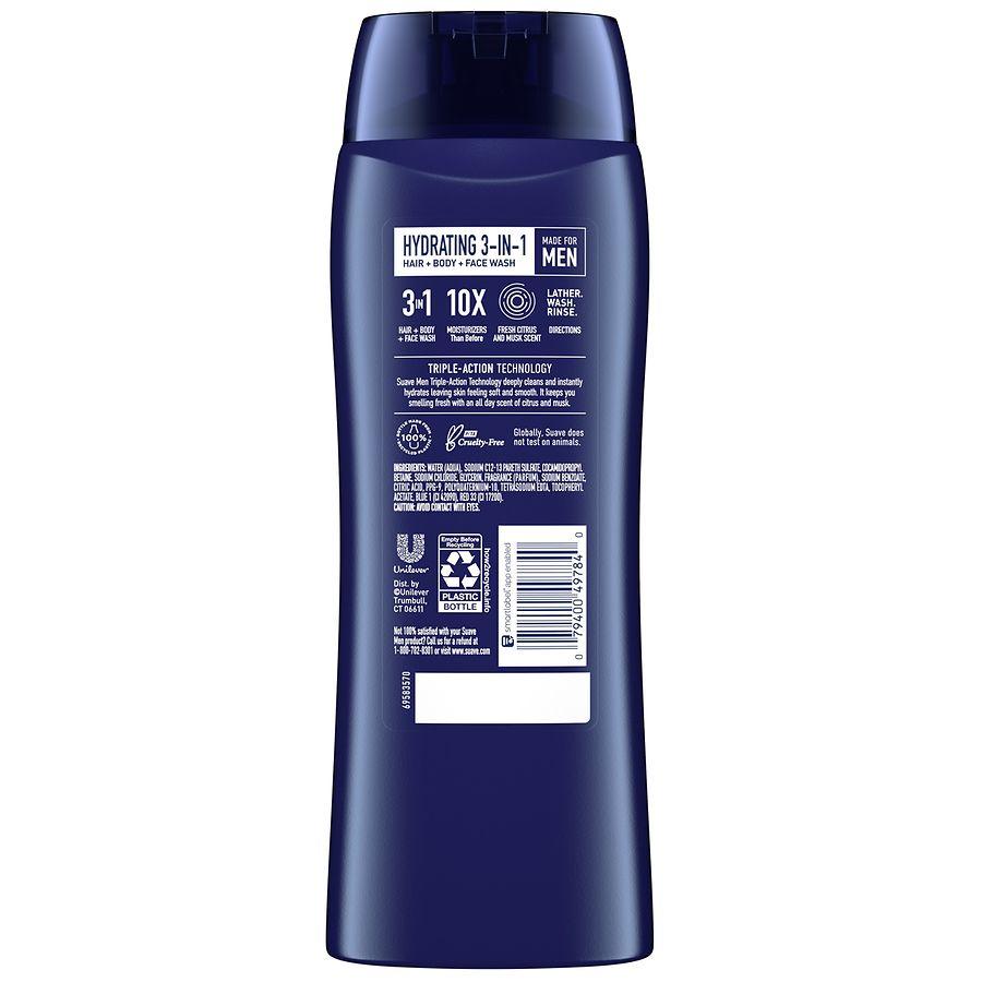 Suave 3 in 1 Body Wash Citrus Musk