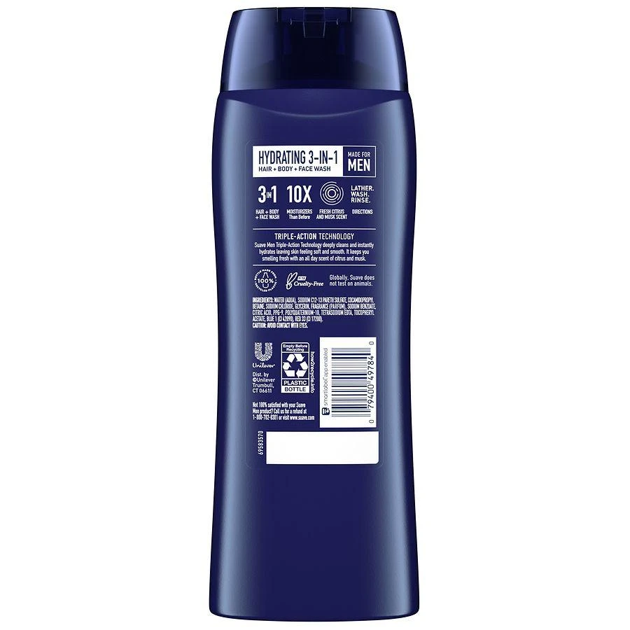 Suave 3 in 1 Body Wash Citrus Musk 2