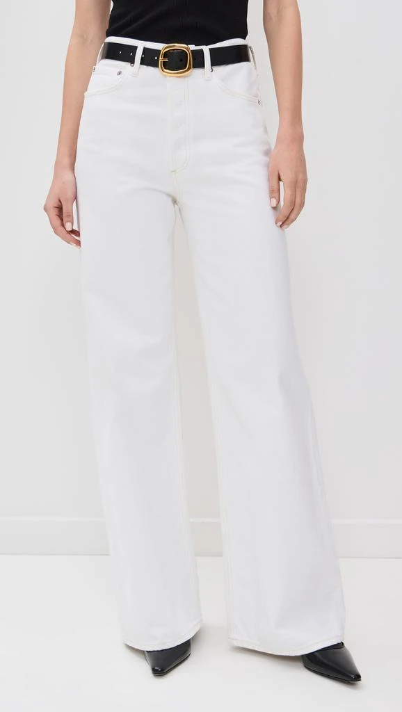 AGOLDE Dame Jeans: High Rise Wide Leg 1