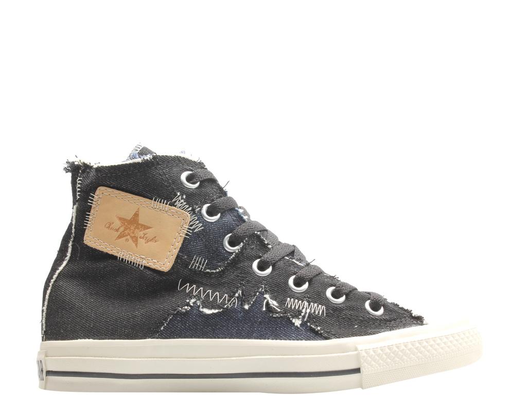 Converse Chuck Taylor All Star Denim Stitch Blk/Char/Parch Hi Sneakers 1X071