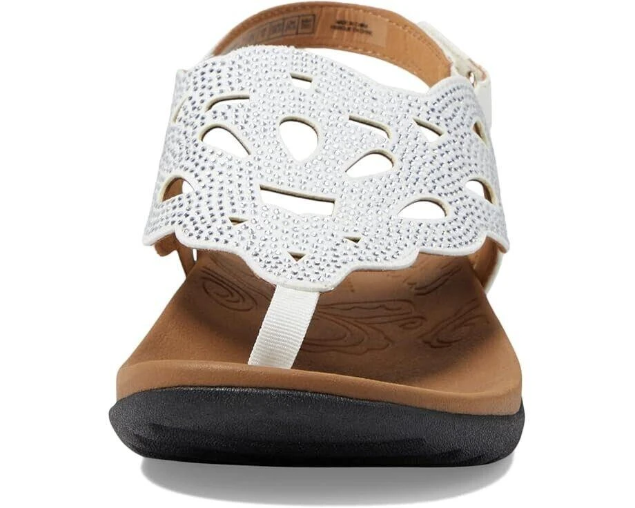 Rockport Ridge CJ1919-040 Sandals Women's US 9.5 White Leather Slingback ZPO2086 3