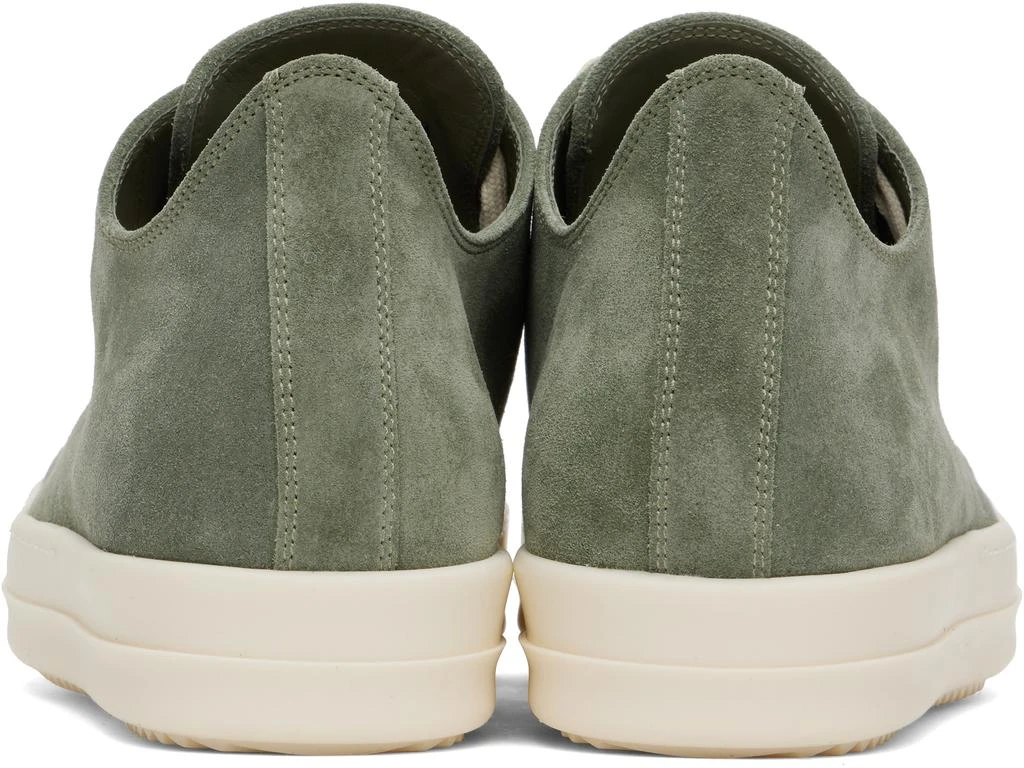 Rick Owens Green Hollywood Low Sneakers 2