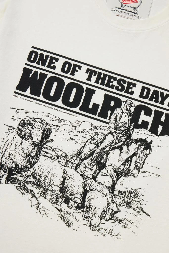 WOOLRICH T-shirt in Pure Cotton - One Of These Days / Woolrich - Men - White 7