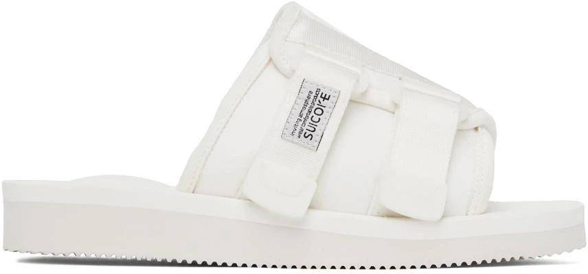 Suicoke White KAW-Cab Sandals 1