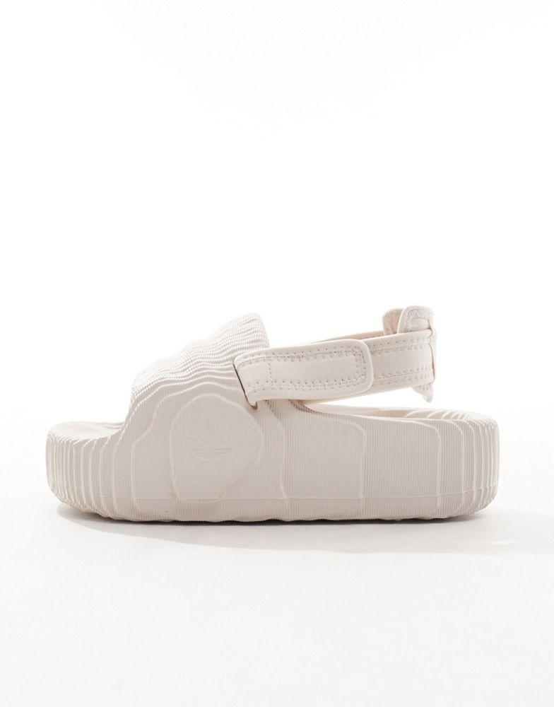 adidas Originals adidas Originals Adilette 22 XLG sliders in beige