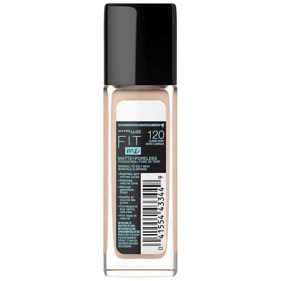 Maybelline Fit Me Matte + Poreless Liquid Foundation Makeup 2