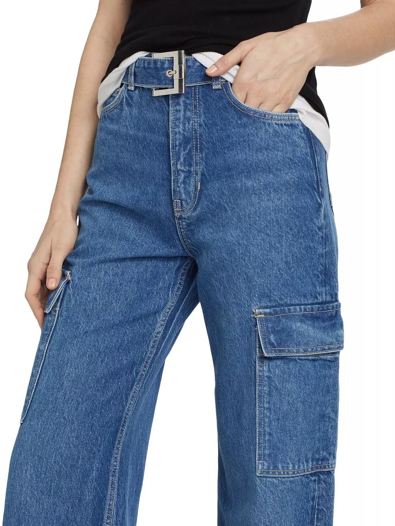 Reformation Cary Belted Cargo Jeans 6