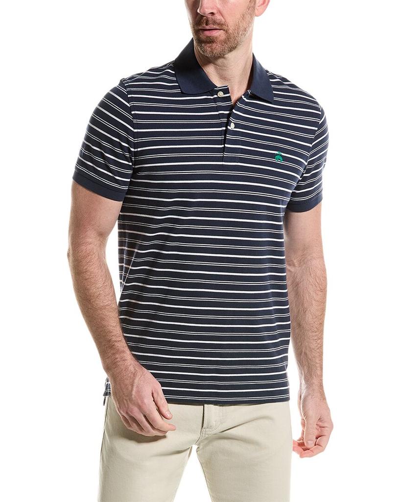 Brooks Brothers Brooks Brothers Stripe Slim Fit Polo Shirt