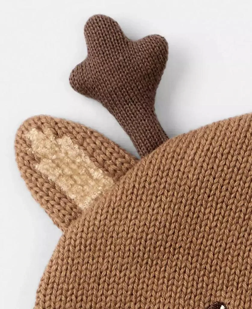 Carter
s Baby Boys
 or Baby Girls
 Christmas Reindeer Crochet Hat 4