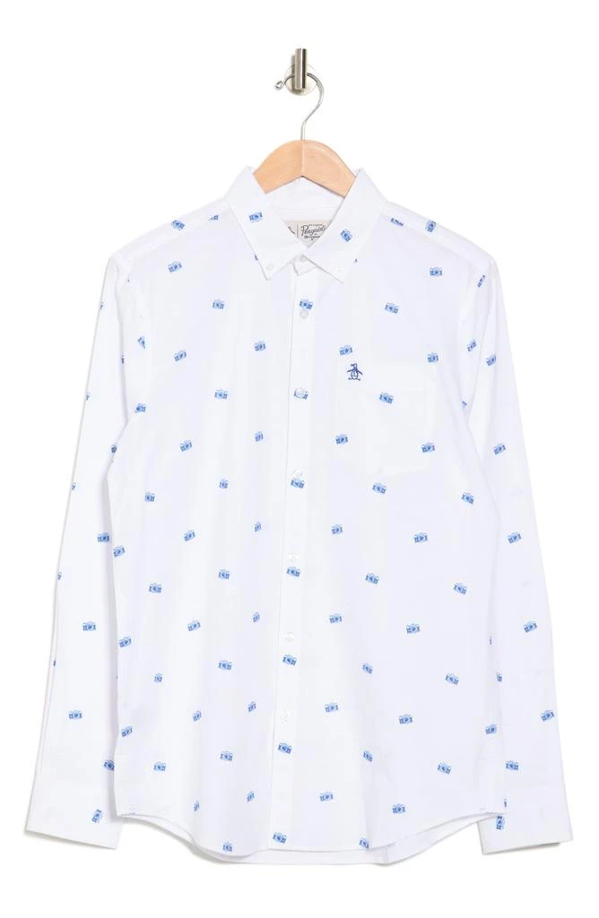 Original Penguin Camera Print Woven Shirt 3