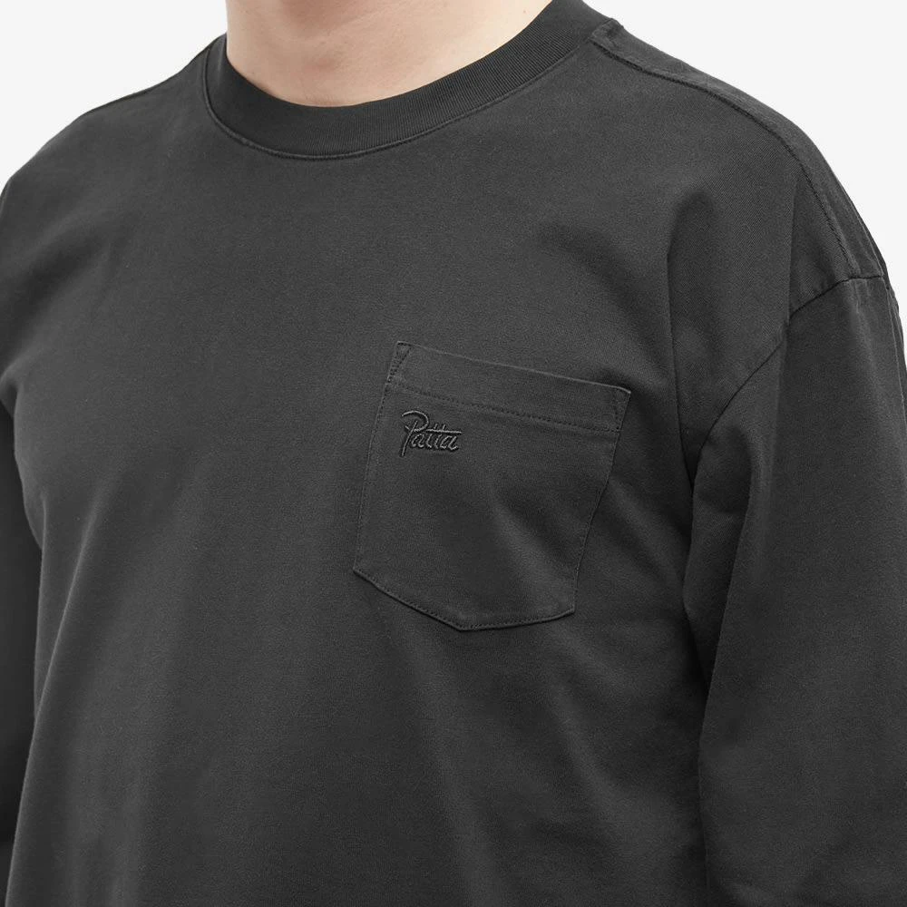 Patta Patta Basic Washed Pocket Long Sleeve T-Shirt 5