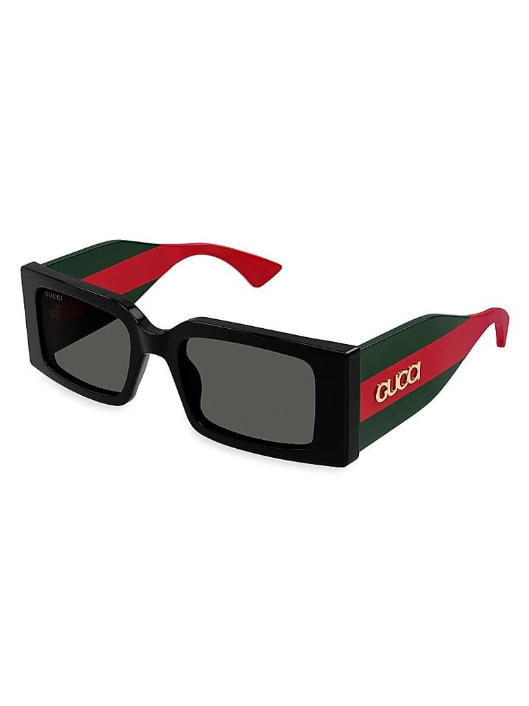Gucci New Pop Web 52MM Rectangular Sunglasses 1