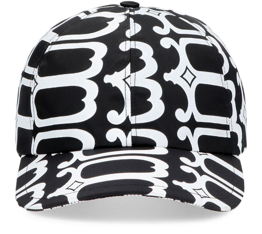 BORSALINO Rainproof baseball cap with printed logo