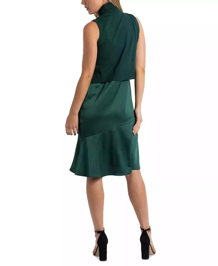 Sam Edelman Women's Mixed-Media Sweater-Top Dress 2