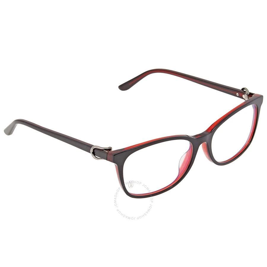 Cartier Demo Rectangular Ladies Eyeglasses CT0008OA 005 56 1