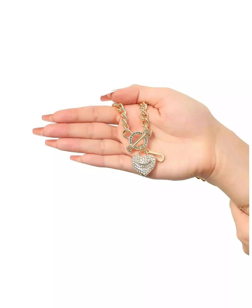 Juicy Couture Gold-Tone Heart and Logo Toggle Charm Necklace 2
