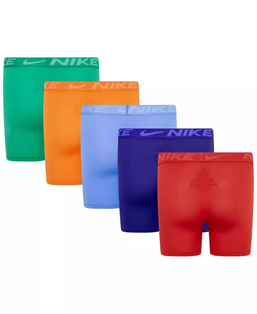 NIKE Big Boys Dri-FIT Polyester Color Pop Boxer Briefs Underwear, 5-Pack 15