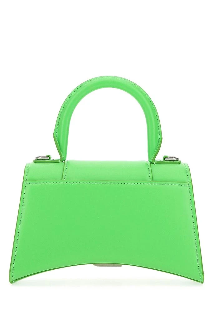 Balenciaga Fluo green leather XS Hourglass handbag 2