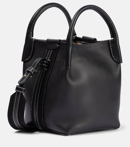 Loro Piana Bale Small leather bucket bag 4