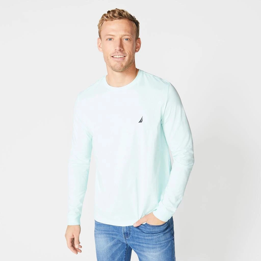 Nautica Mens Crewneck Long-Sleeve T-Shirt 14