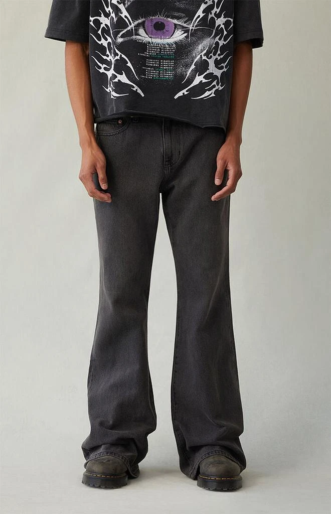 PacSun Jordan Baggy Bootcut Jeans Black 1