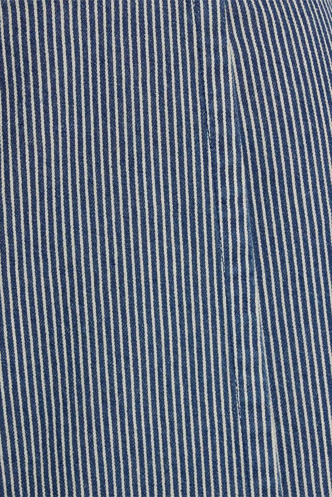 ATM Anthony Thomas Melillo Striped cotton-jacquard mini skirt 4