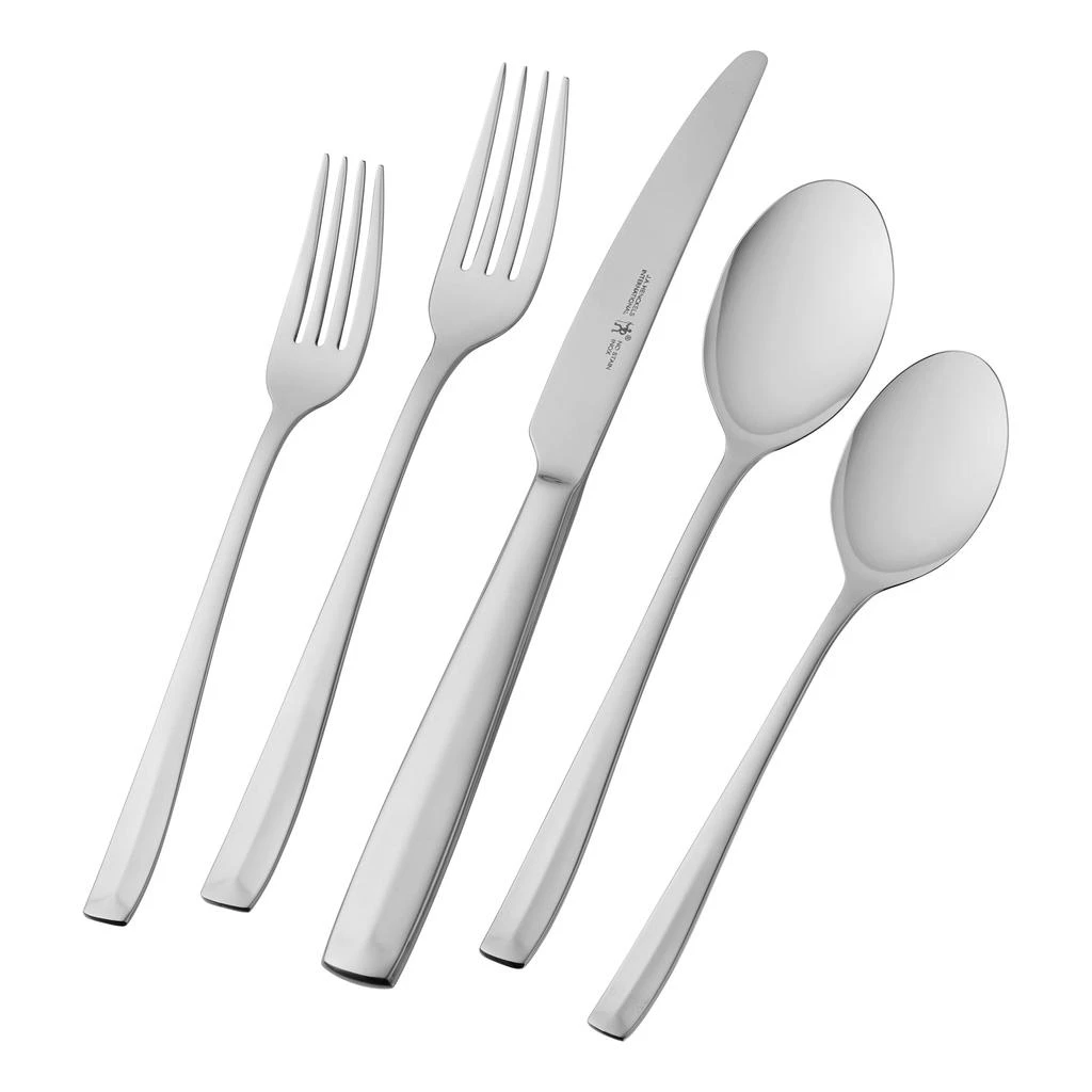 Henckels Lani Flatware Set, 65-Piece, Silver 1