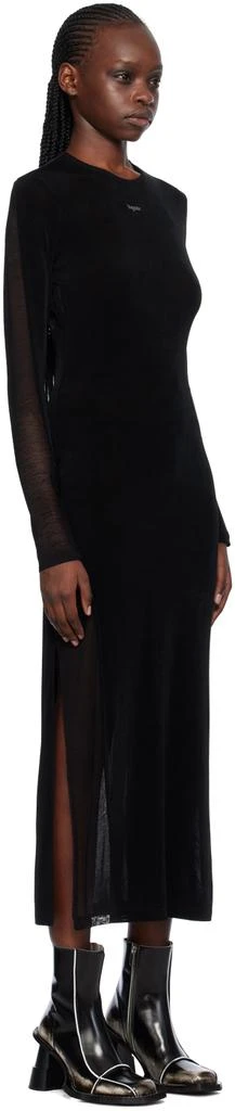 lesugiatelier Black Ribbon Maxi Dress 2