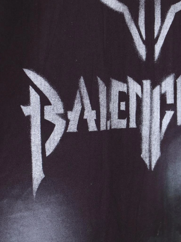 Balenciaga Balenciaga BB Logo Printed Large Fit T-Shirt 4