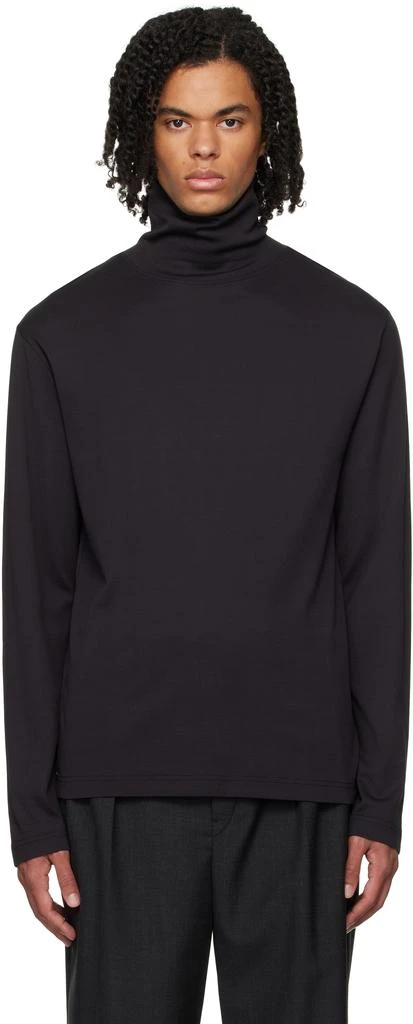 Lemaire Gray Long Sleeve Turtleneck 1